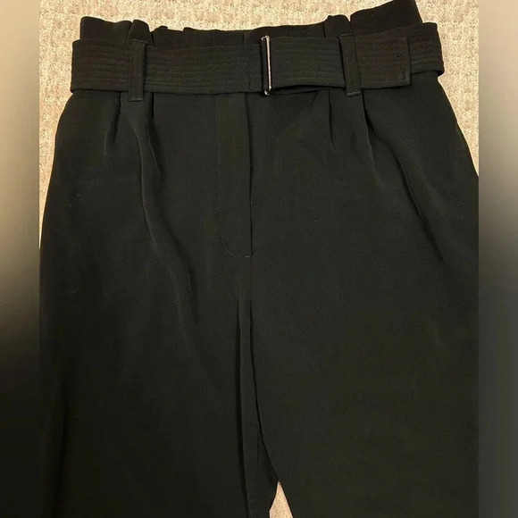 Belle Vere high-waist, wide-leg trousers, ankle pants, belted, loose, pleats - Picture 2 of 6